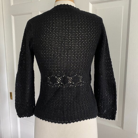 J Crew Crocheted Cotton Sweater, size S - Picture 2 of 4